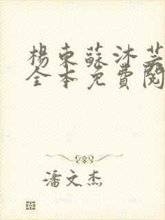 杨东苏沐芸小说全本免费阅读下载