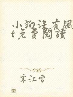 小狗没有脏txt免费阅读封面