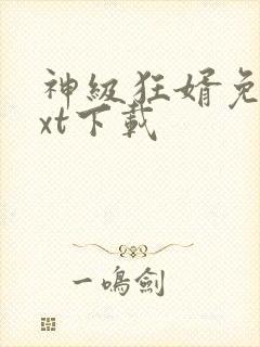 神级狂婿免费txt下载