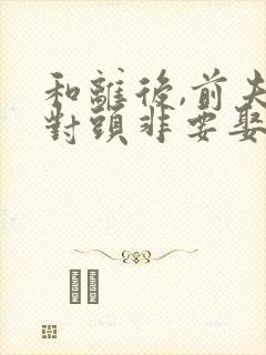 和离后,前夫死对头非要娶我小说封面