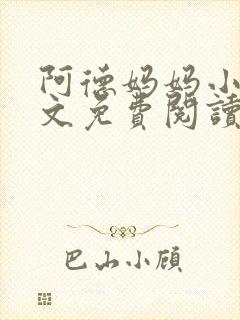阿德妈妈小说全文免费阅读最新章节封面