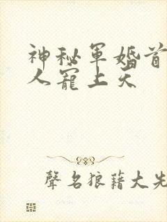 神秘军婚首长大人宠上天封面