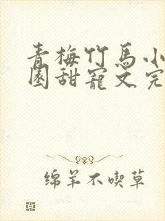 青梅竹马小说校园甜宠文完结