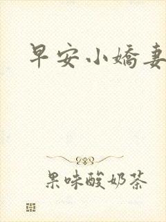 早安小娇妻封面