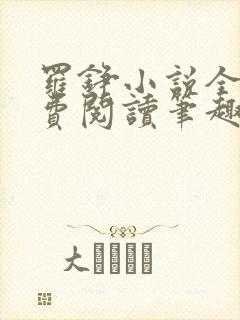 罗铮小说全文免费阅读笔趣阁