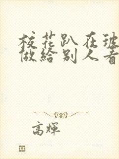 校花趴在玻璃窗做给别人看的作文封面