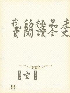 我的极品老婆免费阅读全文小说