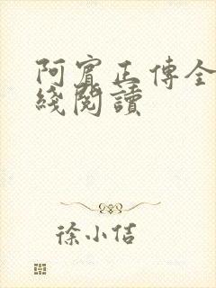 阿宾正传全文在线阅读封面
