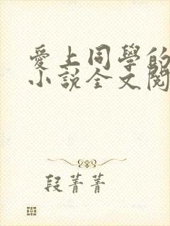 爱上同学的妈妈小说全文阅读封面