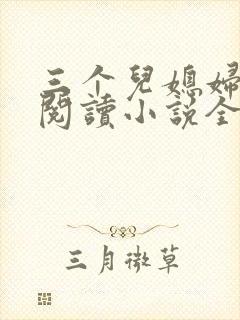 三个儿媳妇免费阅读小说全文封面