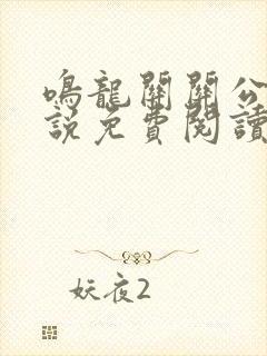 鸣龙关关公子小说免费阅读全文最新章节