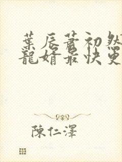 叶辰萧初然上门龙婿最快更新