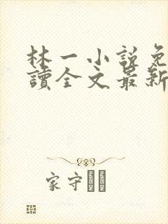 林一小说免费阅读全文最新章节封面