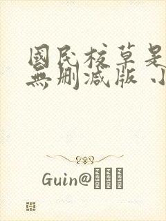 国民校草是女生无删减版 小说