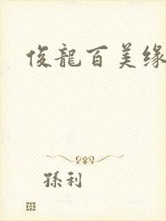 俊龙百美缘小说封面