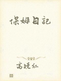 保姆日记封面