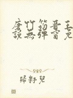 唐竹筠晋王的小说无弹窗免费阅读
