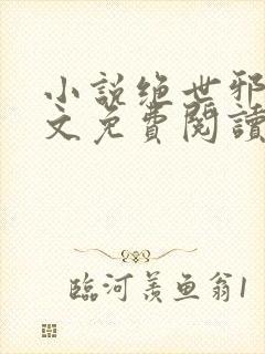 小说绝世邪医全文免费阅读