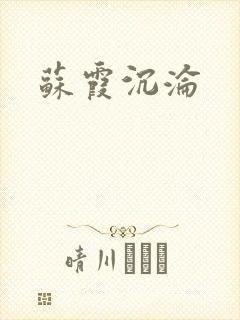 苏霞沉沦封面