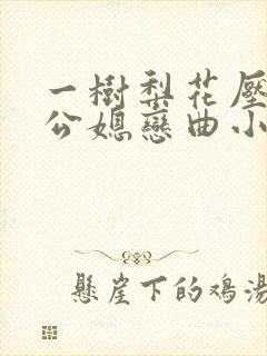 一树梨花压海棠公媳恋曲小说免费阅读