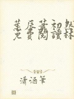 叶辰萧初然小说免费阅读林
