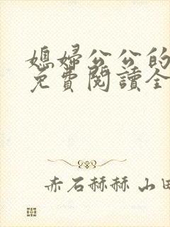 媳妇公公的小说免费阅读全文