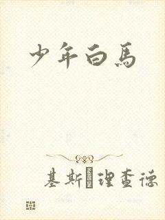 少年白马