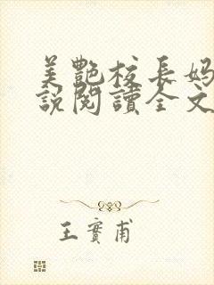 美艳校长妈妈小说阅读全文封面