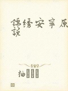 锦绣安宁原著小说