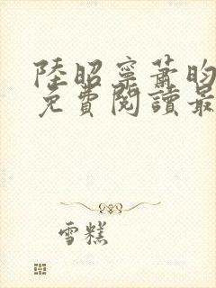 陆昭宁萧昀全文免费阅读最新章节