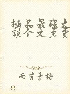 极品最强大少小说全文免费阅读