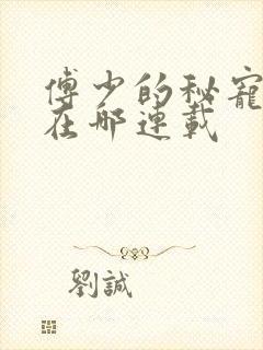 傅少的秘宠娇妻在哪连载封面