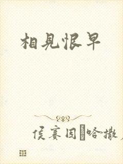 相见恨早