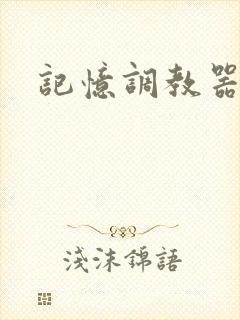 记忆调教器