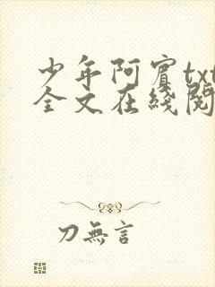 少年阿宾txt全文在线阅读
