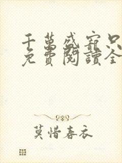 千万盛宠只为你免费阅读全文封面