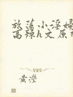 放荡小淫妇h文高辣h文原神