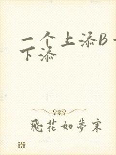 一个上添B一个下添
