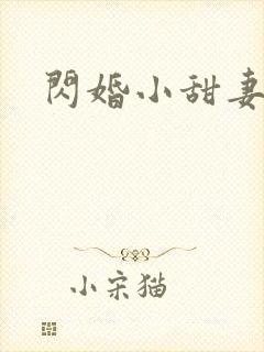 闪婚小甜妻短剧封面