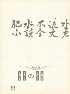 肥水不流外人田小说全文免费阅读1