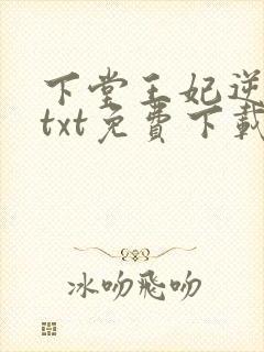 下堂王妃逆袭记txt免费下载