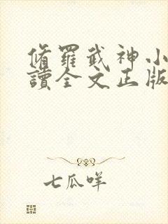 修罗武神小说阅读全文正版