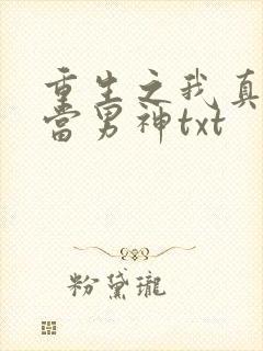 重生之我真没想当男神txt封面