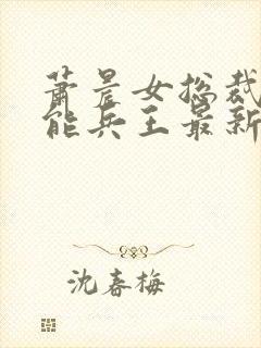 萧晨女总裁的全能兵王最新更新txt