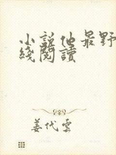 小说他最野了在线阅读封面