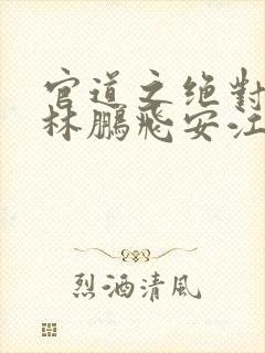 官道之绝对权力林鹏飞安江小说全本免费阅读