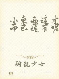 小东西这才一根而已还有呢封面