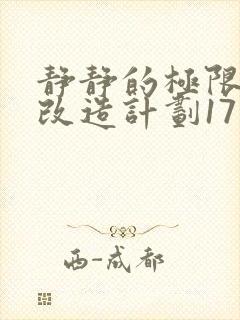 静静的极限自我改造计划17