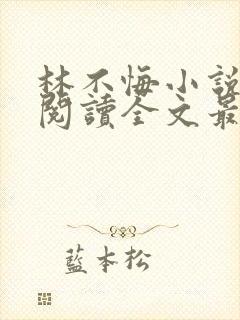林不悔小说免费阅读全文最新章节下载