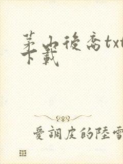 茅山后裔txt下载